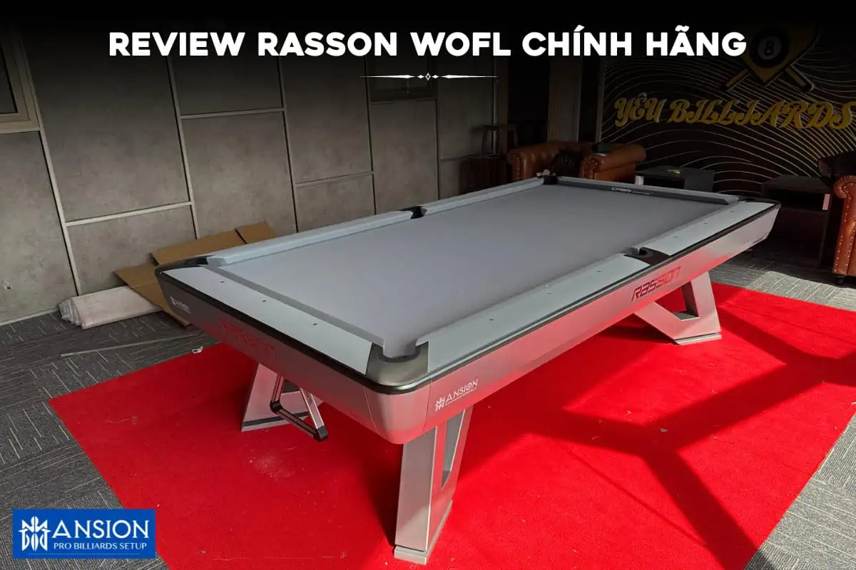 Review ban bida Rasson Woft chinh hang Mansion Billiards 1