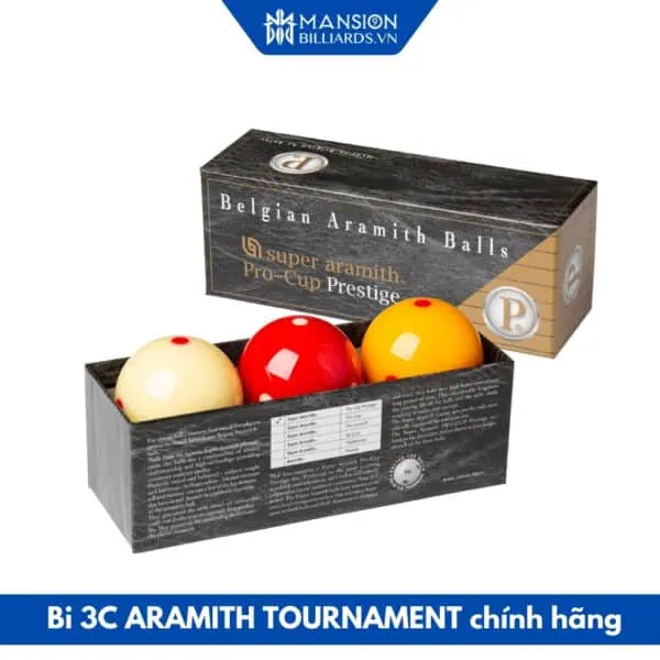 Bi 3C Carom Aramith Tournament chính hãng | Bóng bida 3C
