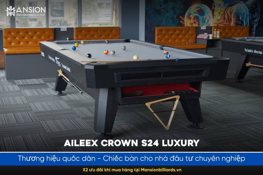 Aileex Crown S24 Luxury - Ưu đãi tại Mansion Billiards