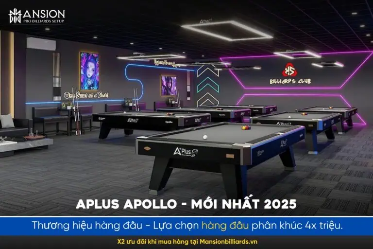 Aplus Apollo - Ưu đãi tại Mansion Billiards