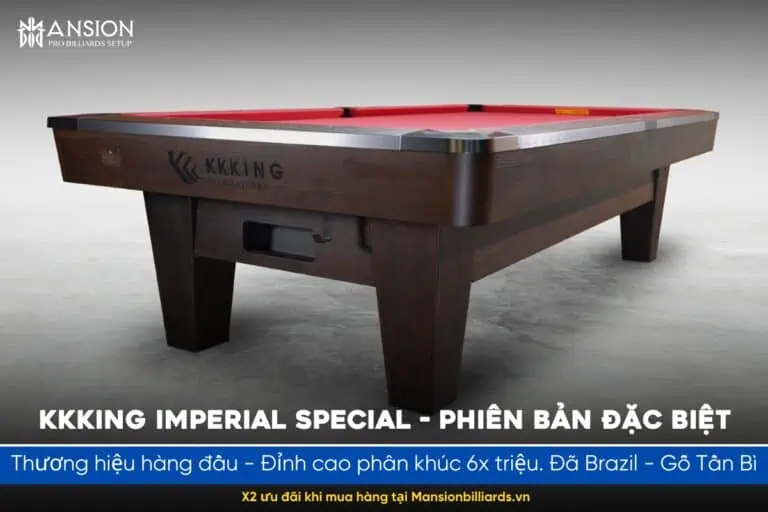 KKKing Imperial nâu gỗ tần bì - Ưu đãi tại Mansion Billiards