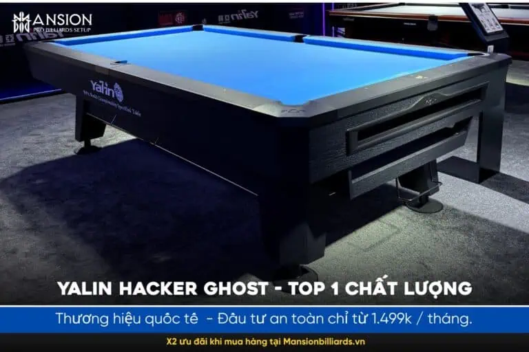 Yalin Hacker Ghost - Ưu đãi tại Mansion Billiards