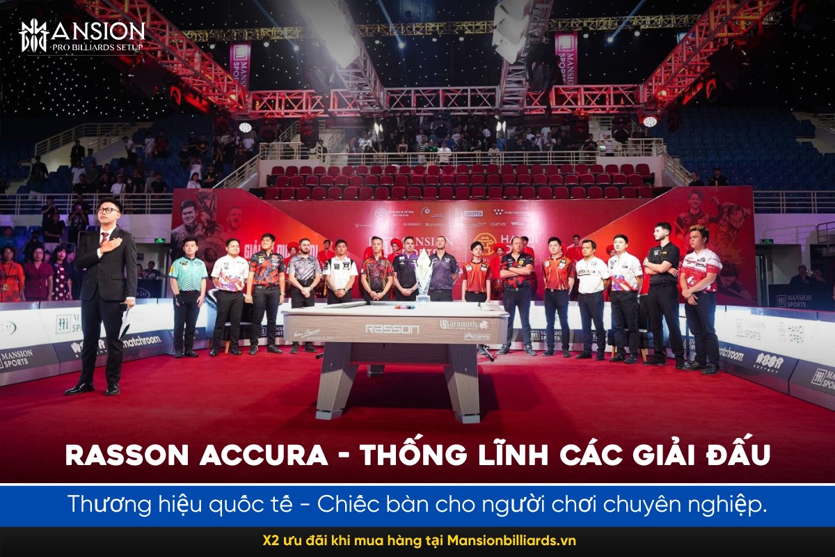 Ban Bida Rasson Accura Chinh Hang Uu Dai Tai Mansion Billiards Mansion Billiards - Mansionbilliards.com