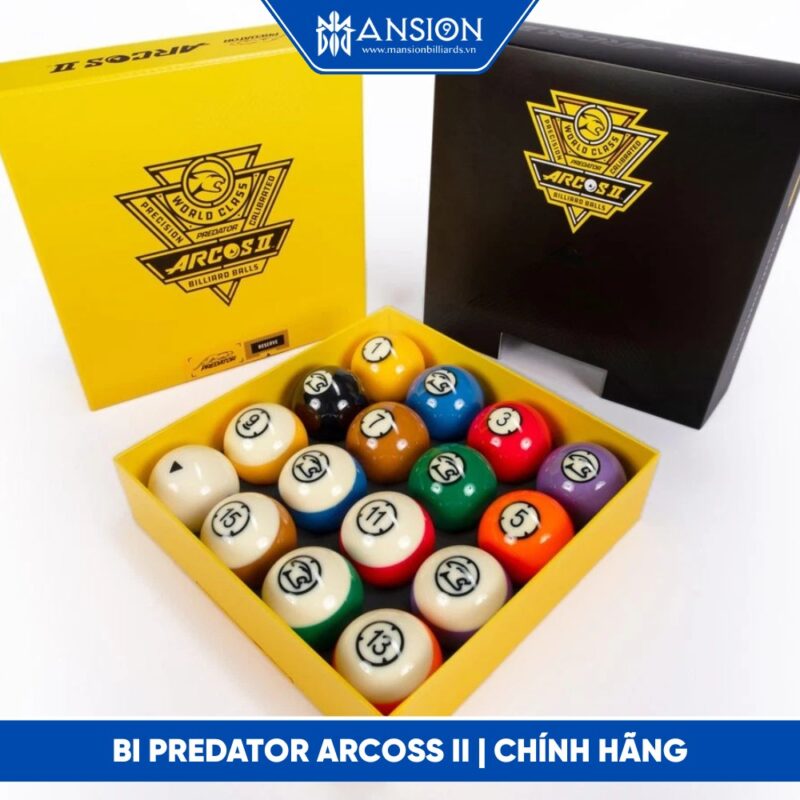Predator Arcos II Bong Bi Bida Chinh Hang 9 Mansion Billiards - Mansionbilliards.com