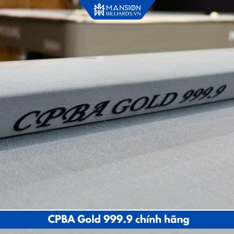 Vai Ni Ban Bida CPBA Gold 999.9 Chinh Hang Mansion Billiards - Mansionbilliards.com