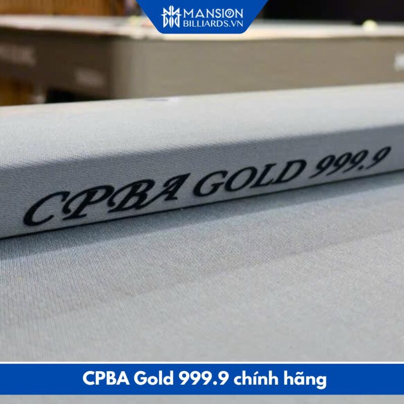 Vai Ni Ban Bida CPBA Gold 999.9 Chinh Hang Mansion Billiards - Mansionbilliards.com