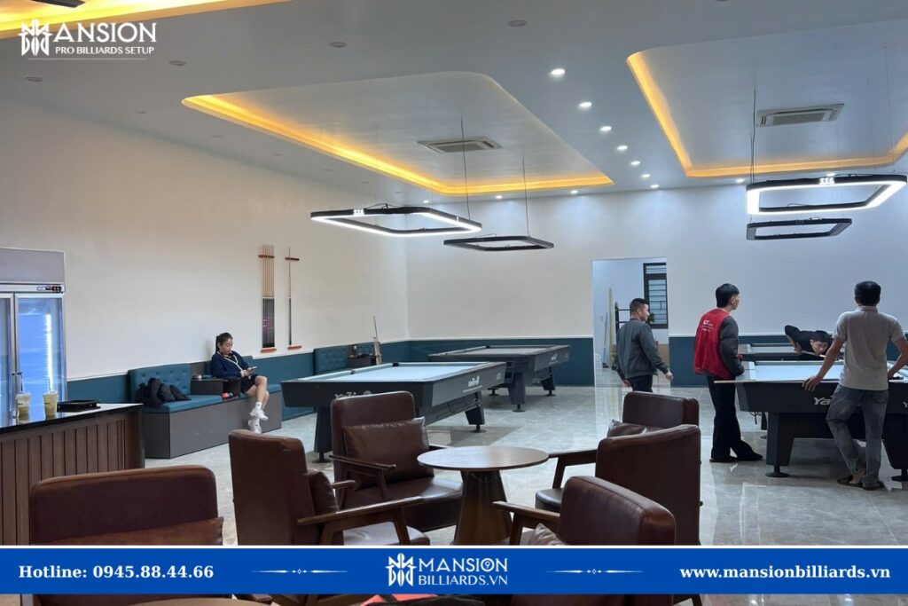 Lap Dat Ban Giao 4 Ban Bida Yalin Yl25 Chinh Hang Tai Thanh Ha Quang Ninh 3 Mansion Billiards